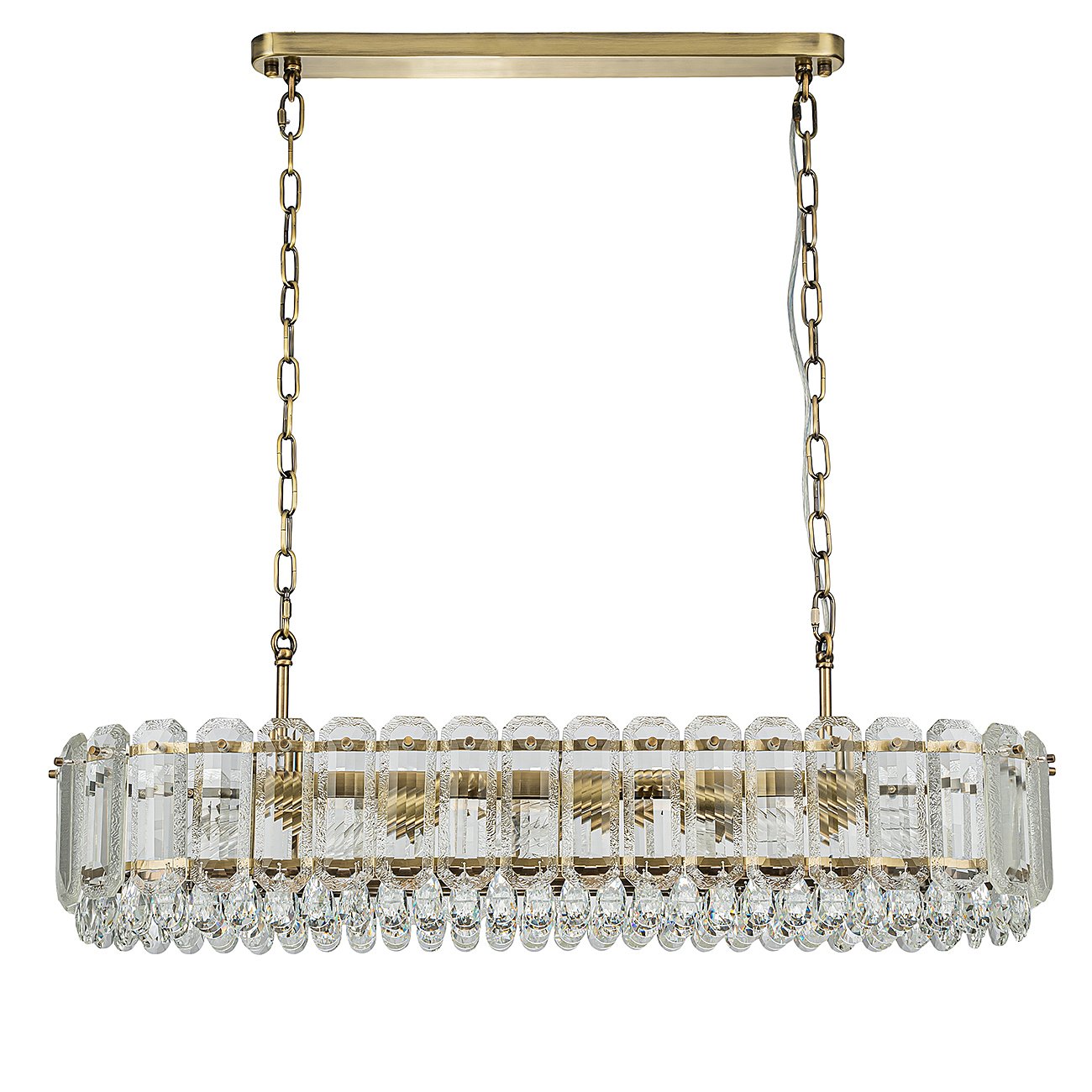 V000427 Подвесная люстра Indigo Brilliante V000427 12039/10PL Brass