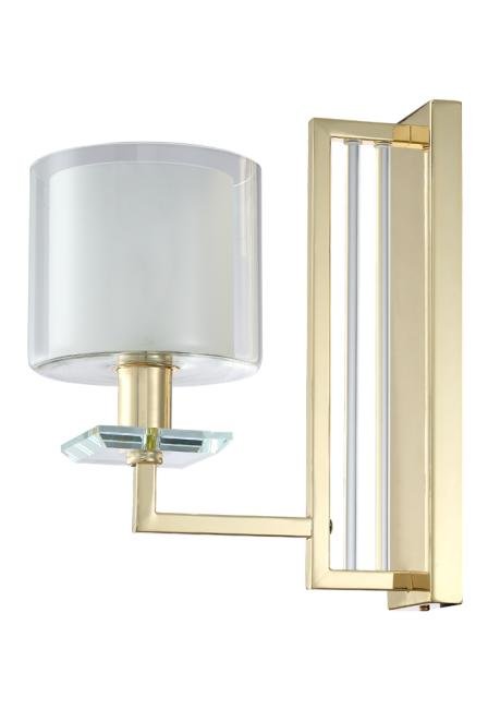 NICOLAS AP1 GOLD/WHITE Настенное бра Crystal Lux Nicolas NICOLAS AP1 GOLD/WHITE