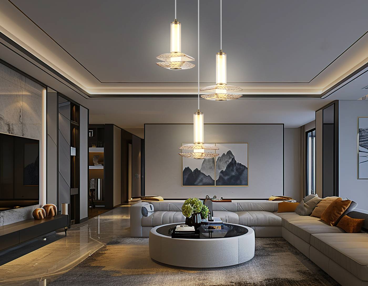 Светильник подвесной Ambrella Crystal LH31011