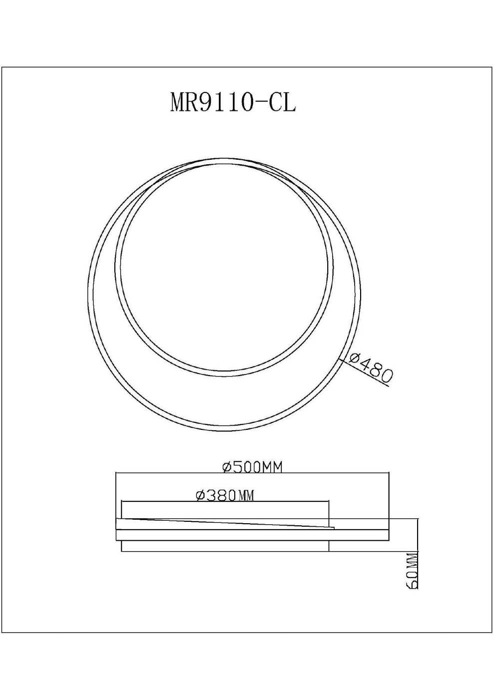 MR9110-CL Светильник потолочный MyFar Cressida MR9110-CL
