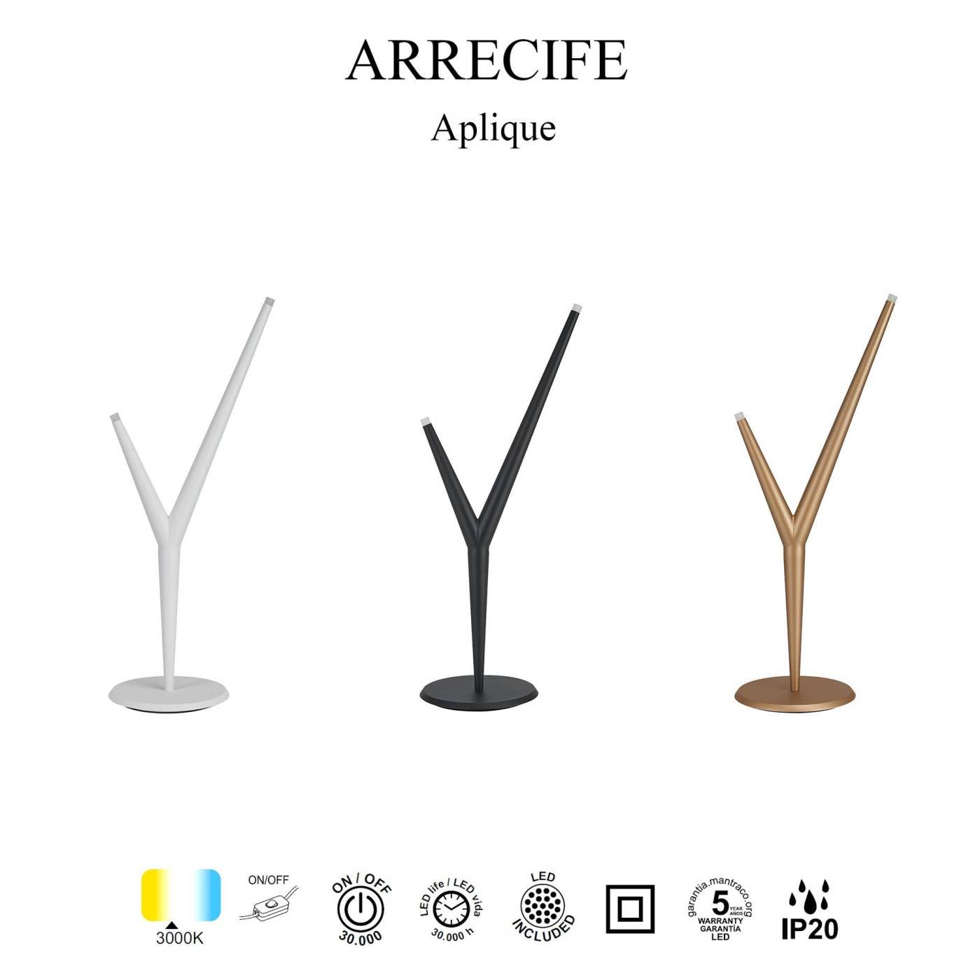 Настольная лампа ARRECIFE Mantra 9222