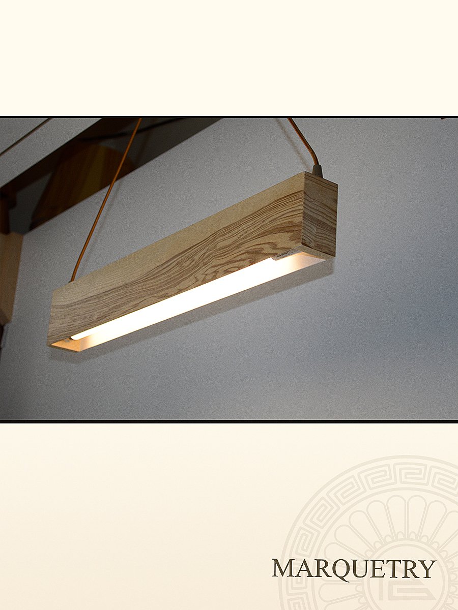 Светильник подвесной PG Marquetry Pendant Lines PG-APL-DB
