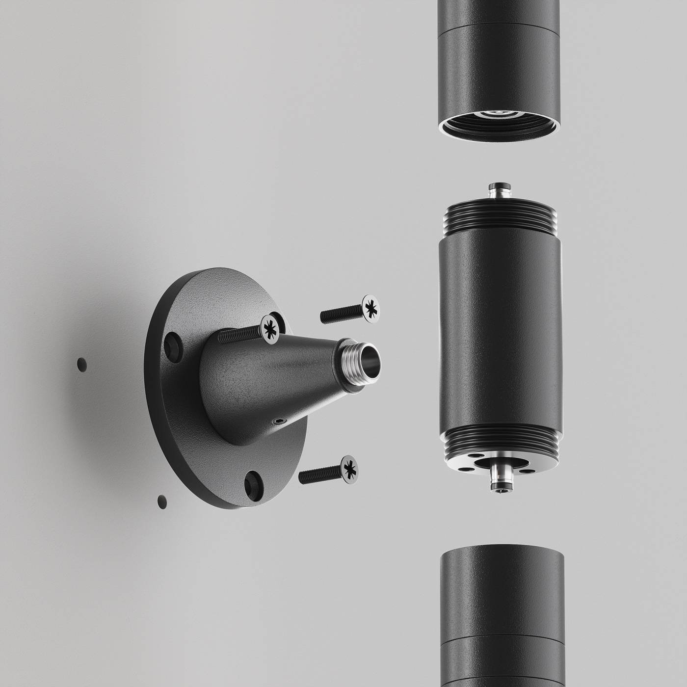 Фиксатор для накладного монтажа системы Shelf Maytoni Accessories for system Shelf CA026BS-B