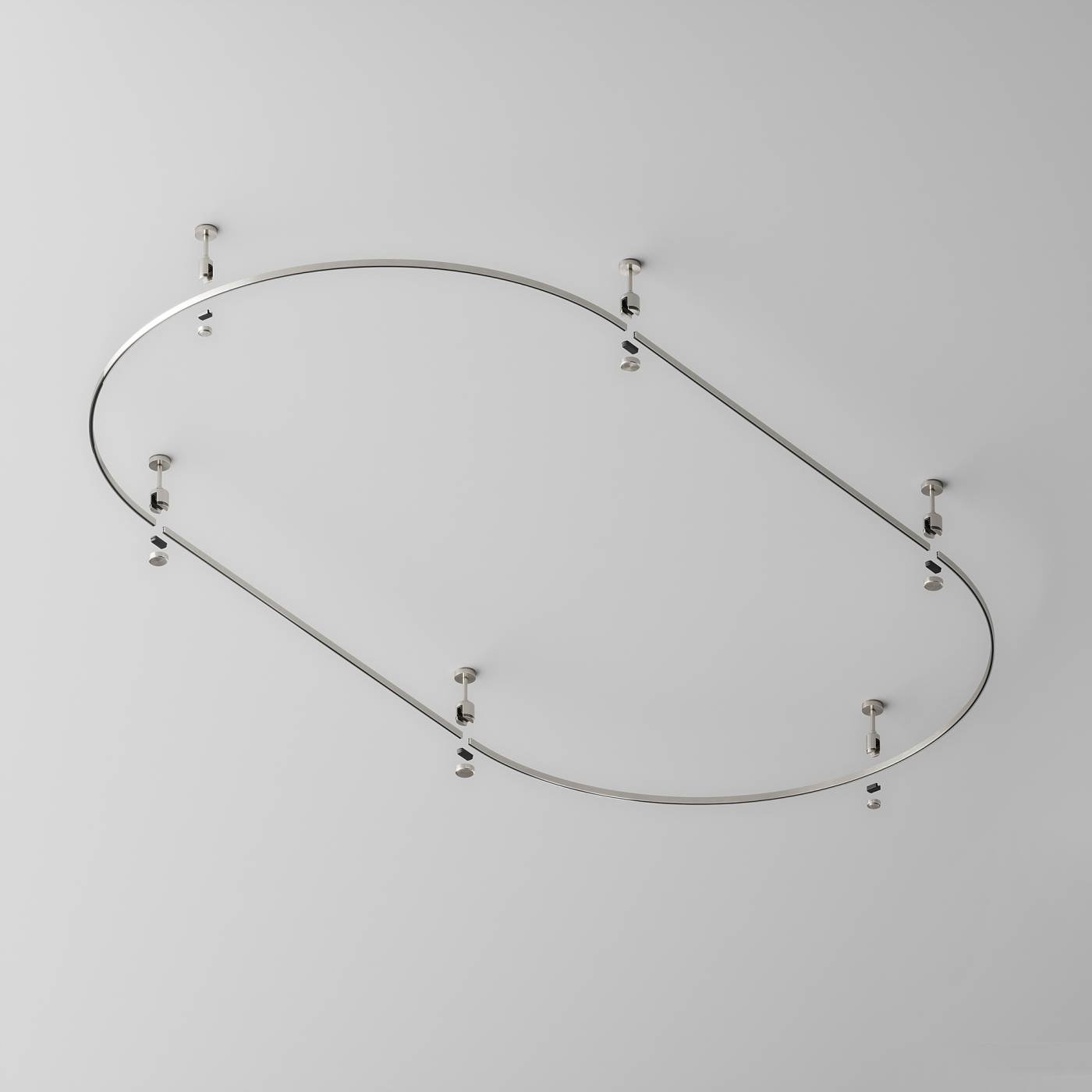 TRX154-2SR-D1200-PT Шинопровод круглый из полукругов 1200мм Maytoni Busbar trunkings Flarity TRX154-2SR-D1200-PT