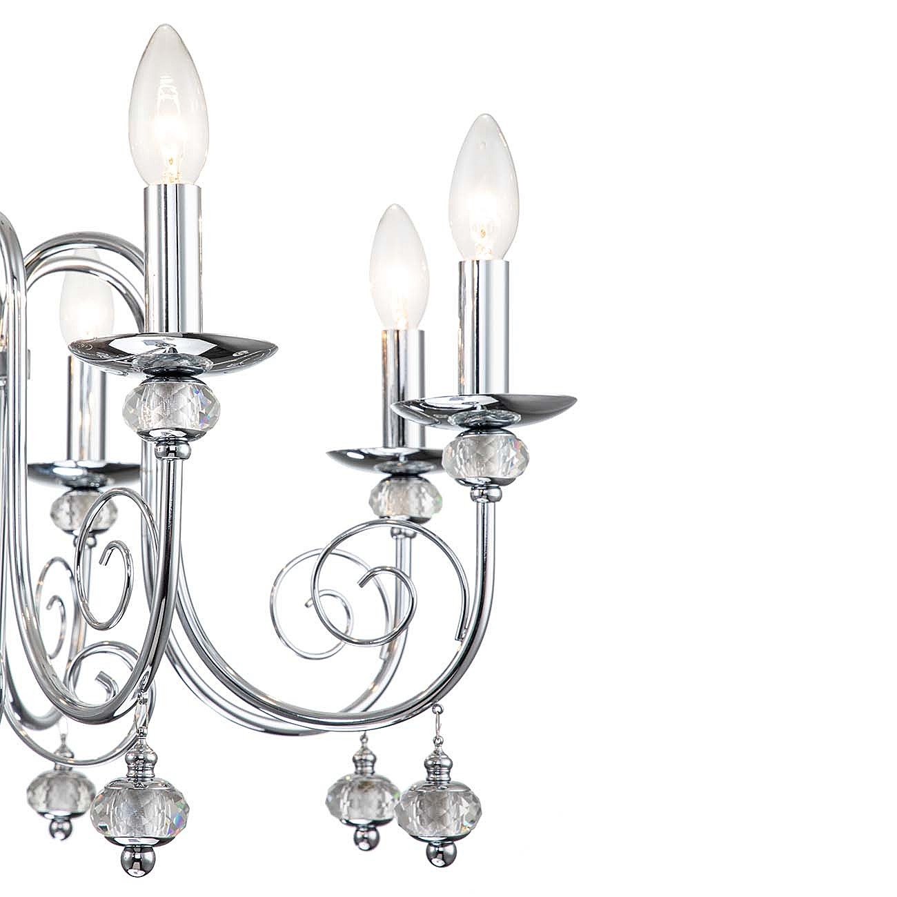 678/8PL Chrome Подвесная люстра Escada Shine 678/8PL Chrome