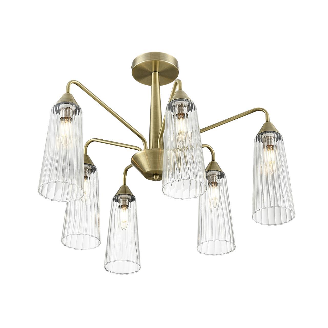6584/6C Потолочная люстра Lumion Doliana 6584/6C