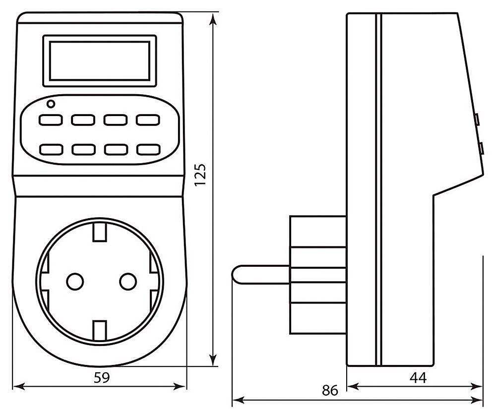 Розетка Feron TM22 23205