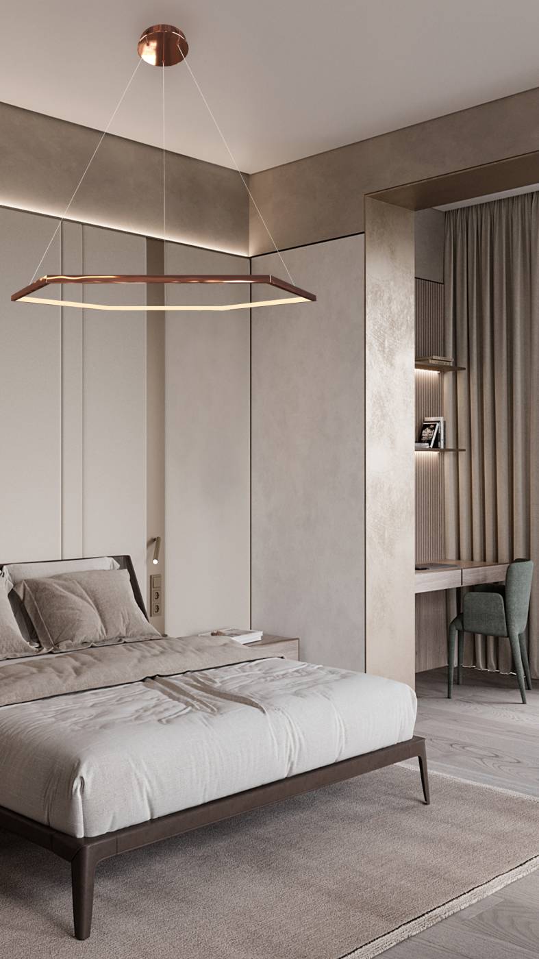 Подвесная люстра Milosh tendence Kosmina 0873CL-36PG