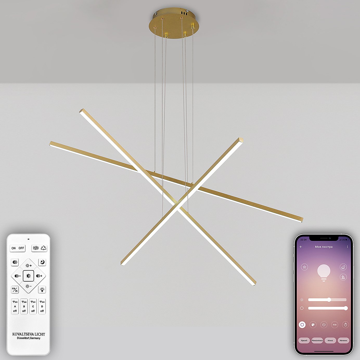 INNOVATION STYLE 83102 Подвесная люстра Natali Kovaltseva Straight INNOVATION STYLE 83102