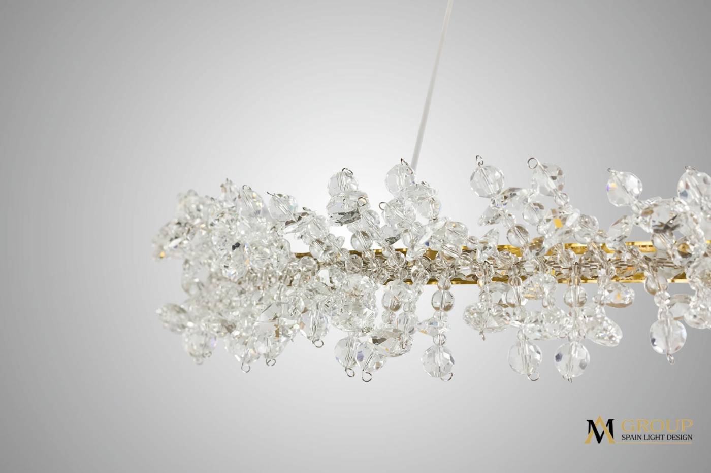 Подвесная люстра AM Group AM455 L600 POLISHED GOLD