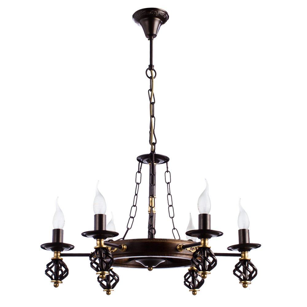 A4550LM-6CK Подвесная люстра Arte Lamp CARTWHEEL A4550LM-6CK