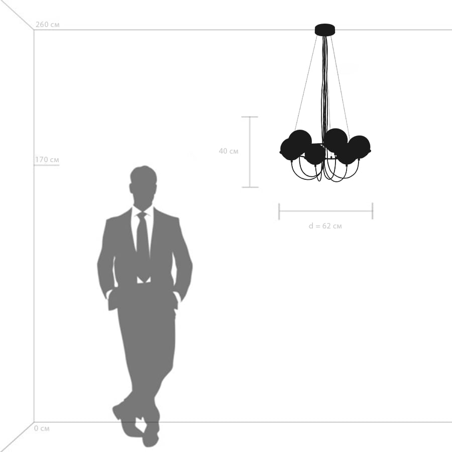 803263 Подвесная люстра Lightstar Globo 803263