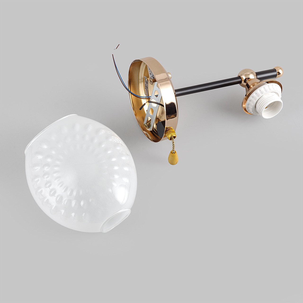 MD.4144-1-W-BK+FGD Настенное бра IMEX MD.4144-1-W-BK+FGD