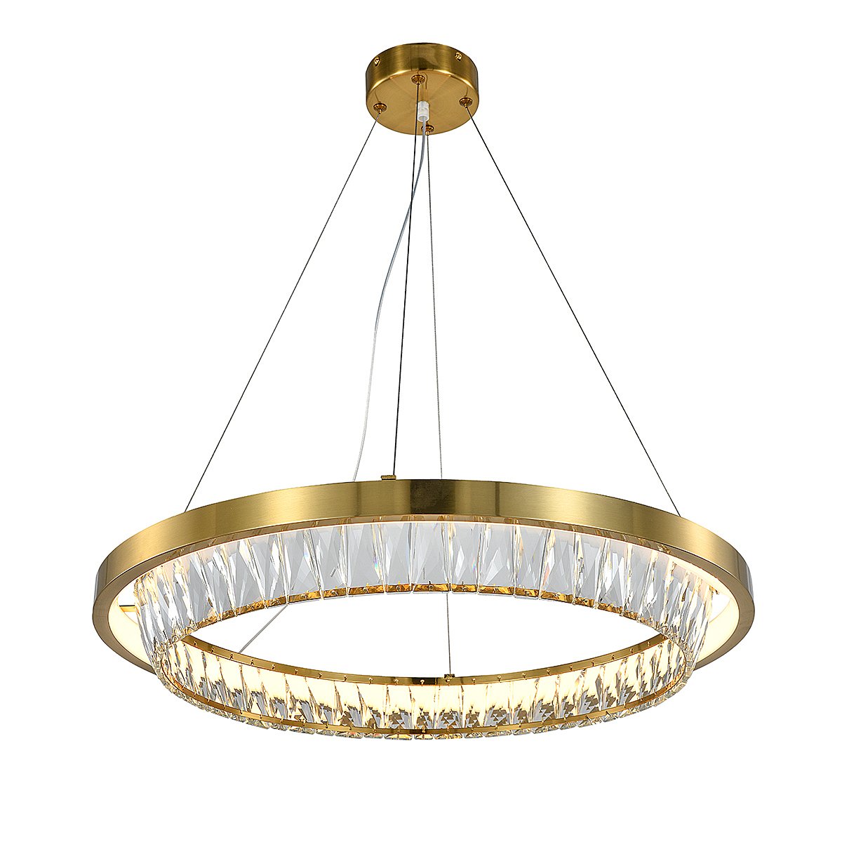Подвесная люстра Indigo Riva V000102L 12045/1P Brass