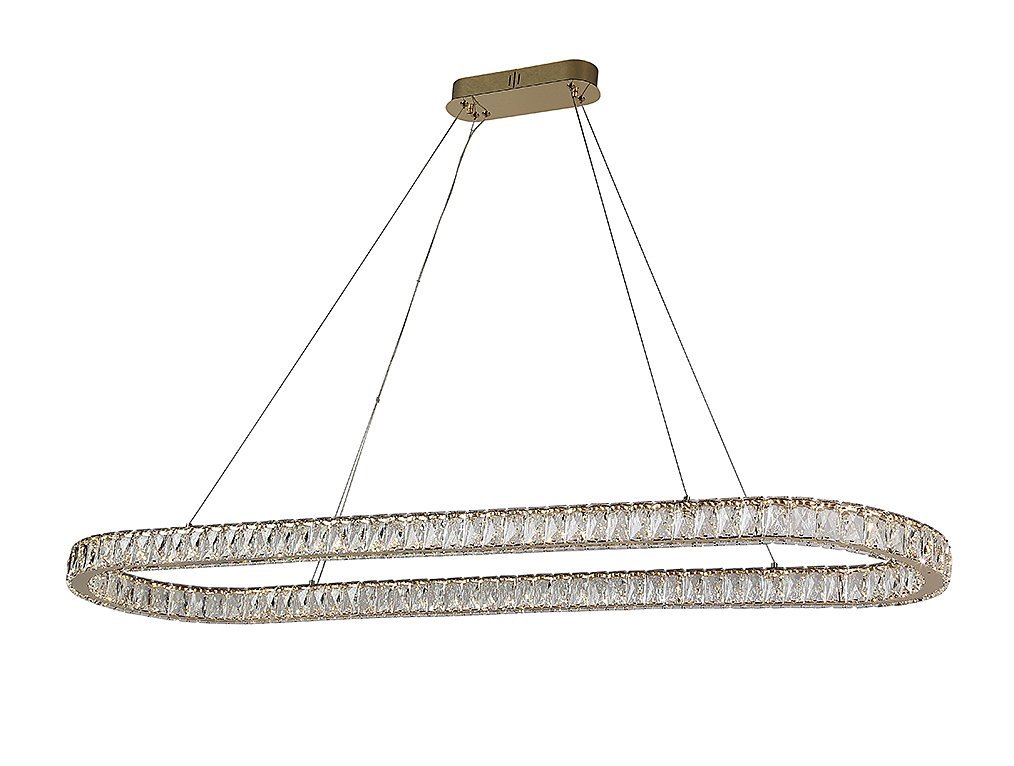8580/140 C oval gold Подвесная люстра Newport Krista 8580/140 C oval gold