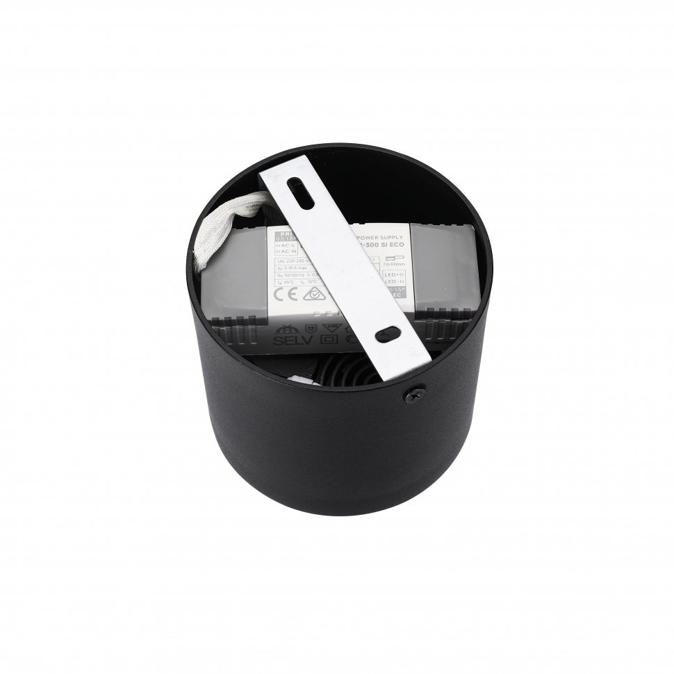 Накладной светильник ILedex Metrica 113-12W-D100-4000K-24DG-BK