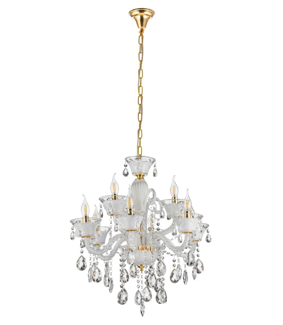 Подвесная люстра Lumina Deco Eliza LDP 7028-6+3 WT
