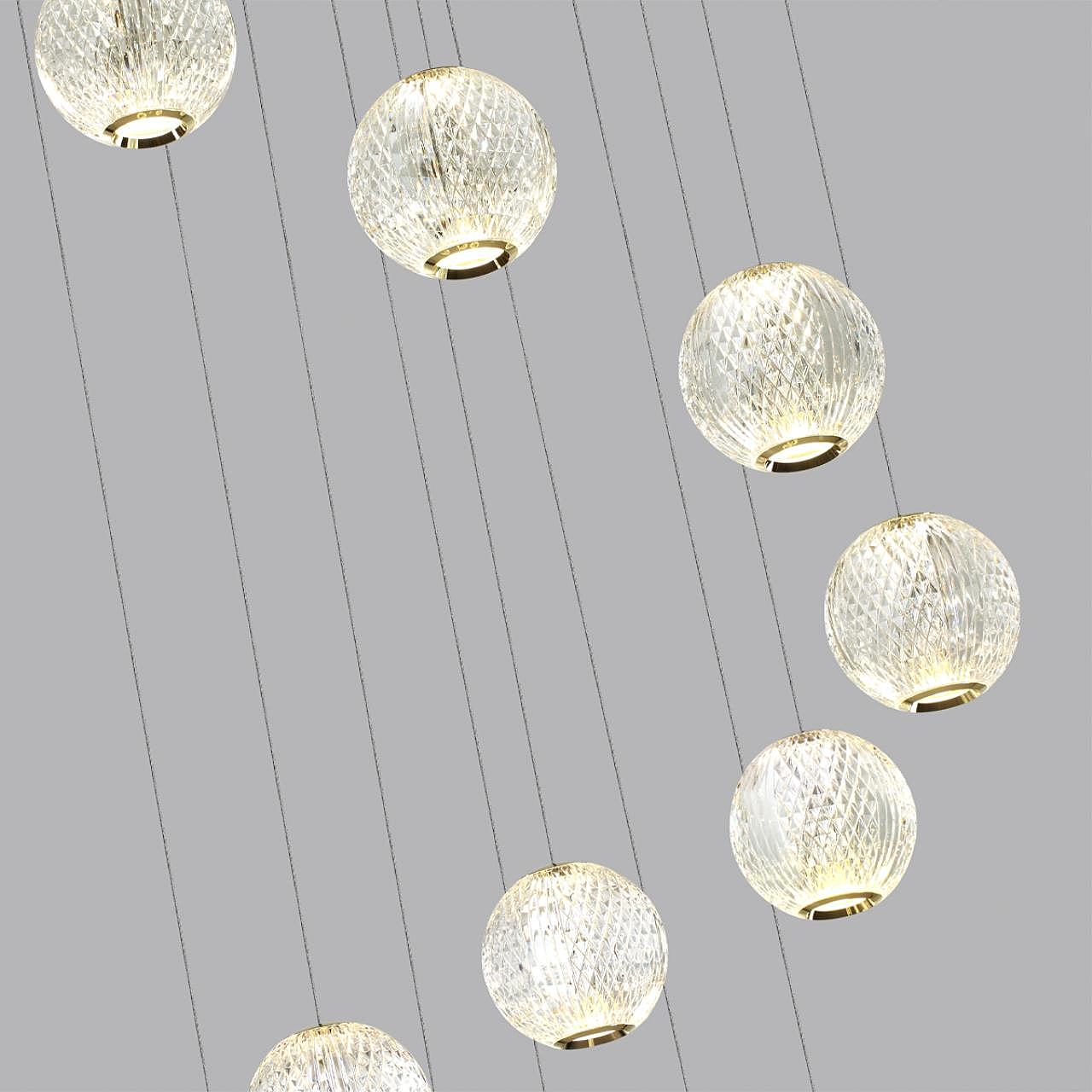Люстра каскадная Odeon Light Crystal 5008/56L