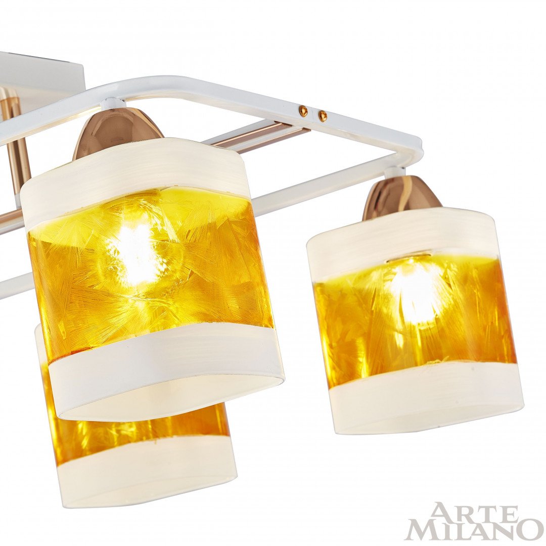 322008/6 WH+FG Потолочная люстра Arte Milano AMALFI 322008/6 WH+FG