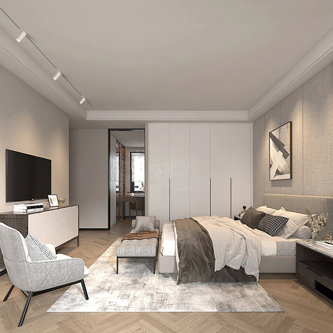 Трековый светильник Uniel ULB-M60-24W/4000K/35 WHITE