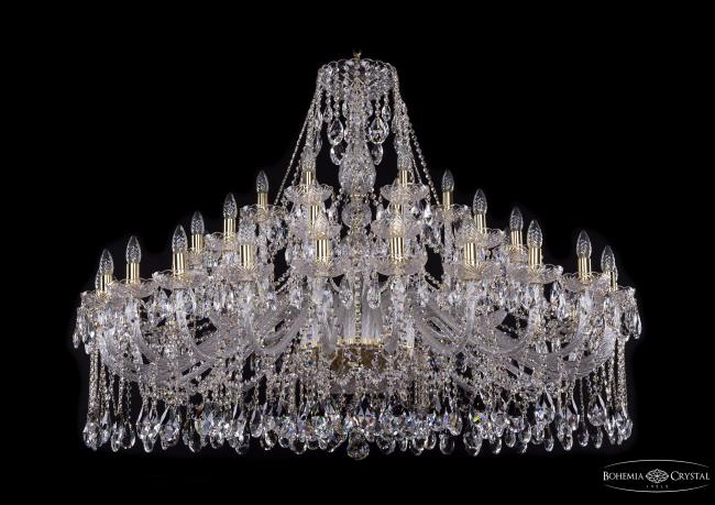 Подвесная хрустальная люстра 1413 Bohemia 1413/24+12+6/530 G