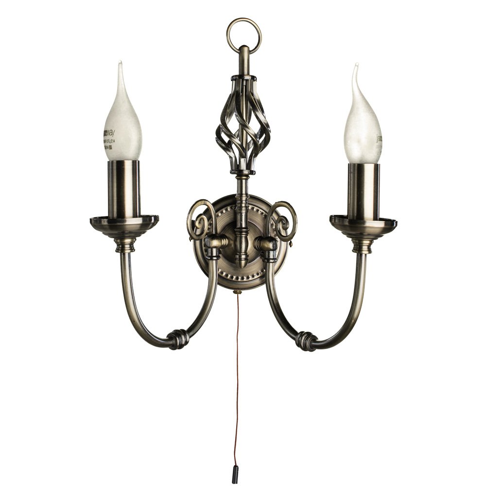 A8392AP-2AB Настенное бра с выключателем Arte Lamp Zanzibar A8392AP-2AB