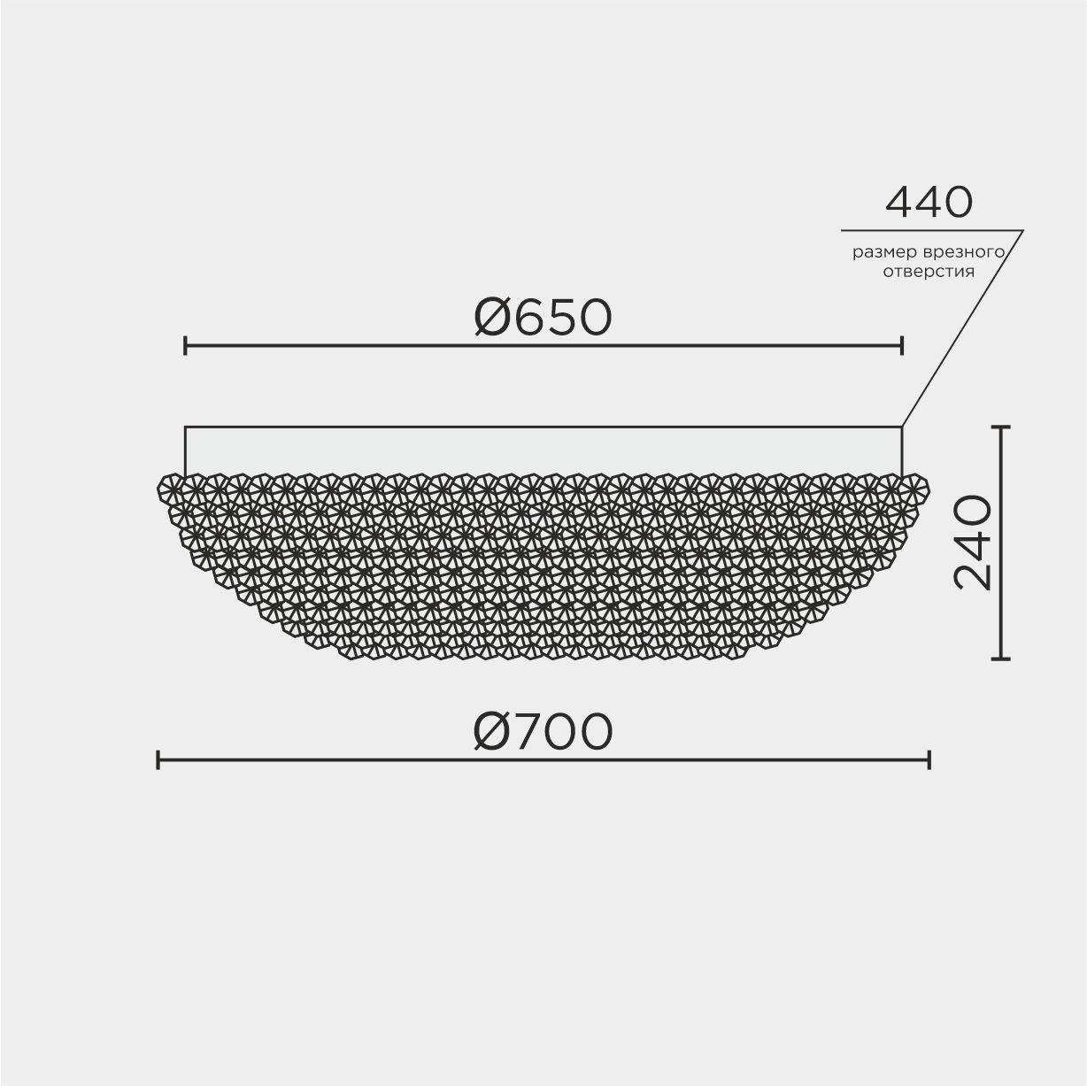 ML.2320.700 CR Потолочная люстра ML Modelux ML.2320.700 CR