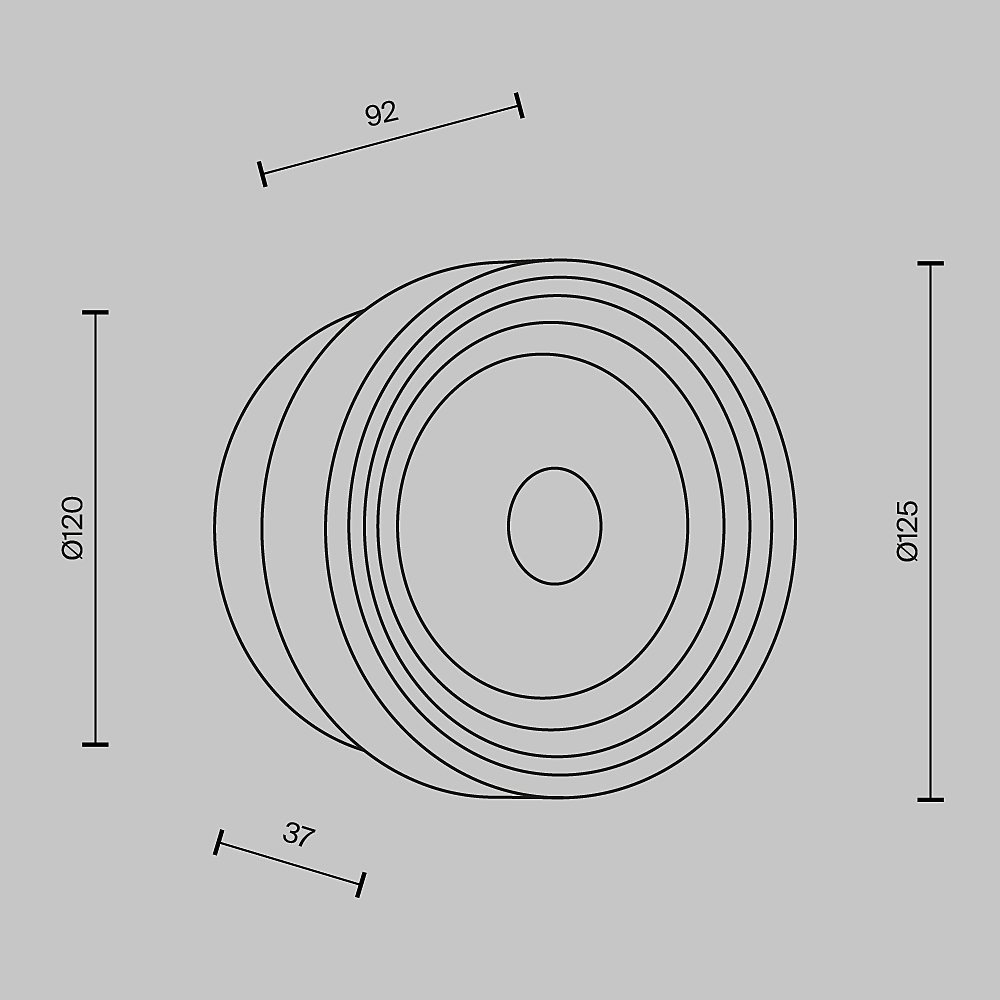 MOD493WL-L6PTK2 Настенный светильник Maytoni Olo MOD493WL-L6PTK2