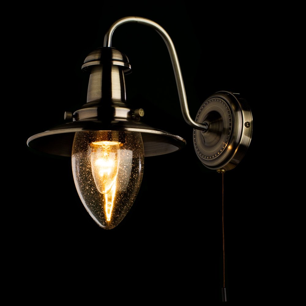 A5518AP-1AB Настенное бра с выключателем Arte Lamp Fisherman A5518AP-1AB