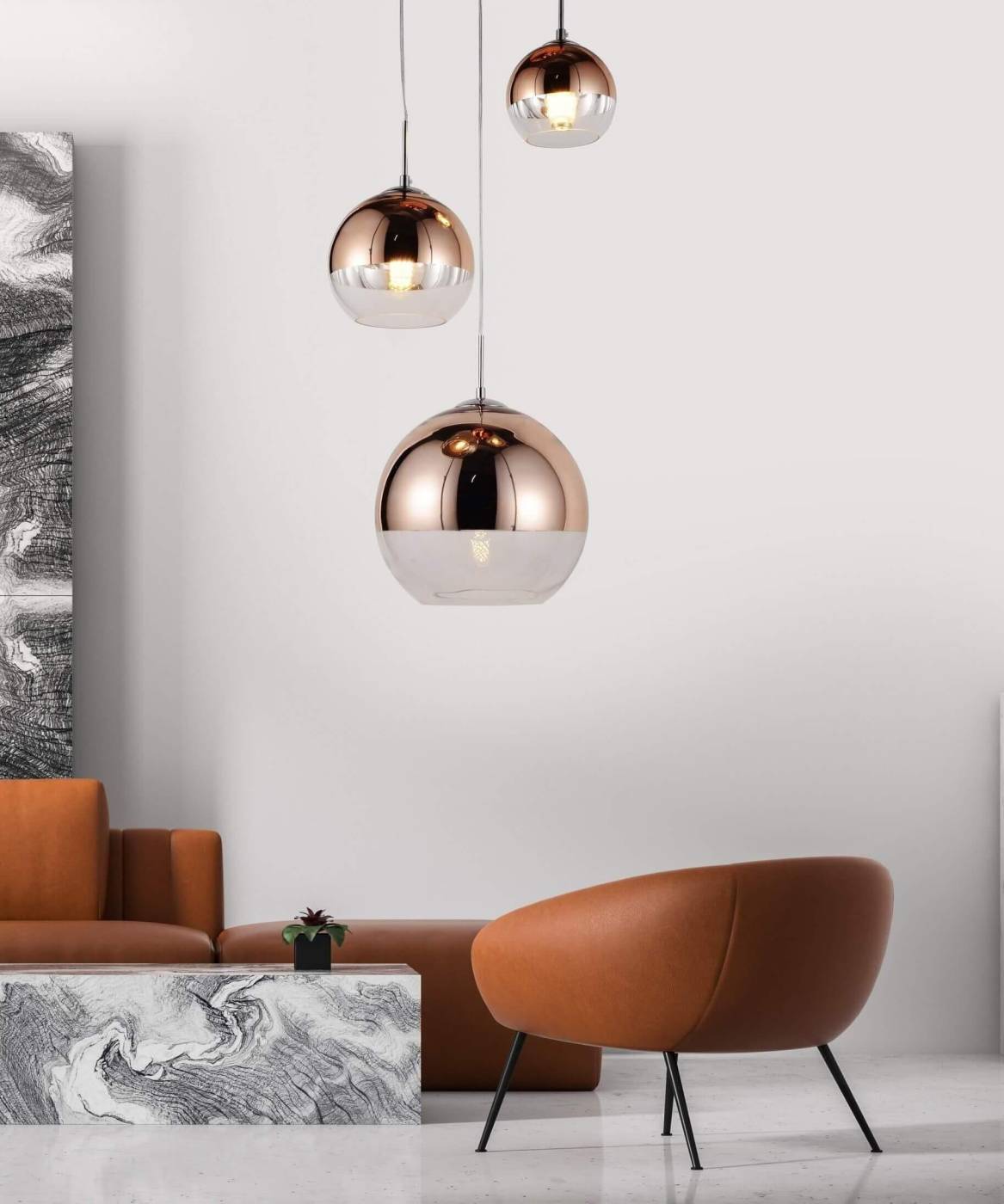 LDP 1029-3 R.GD Светильник подвесной Lumina Deco Veroni LDP 1029-3 R.GD