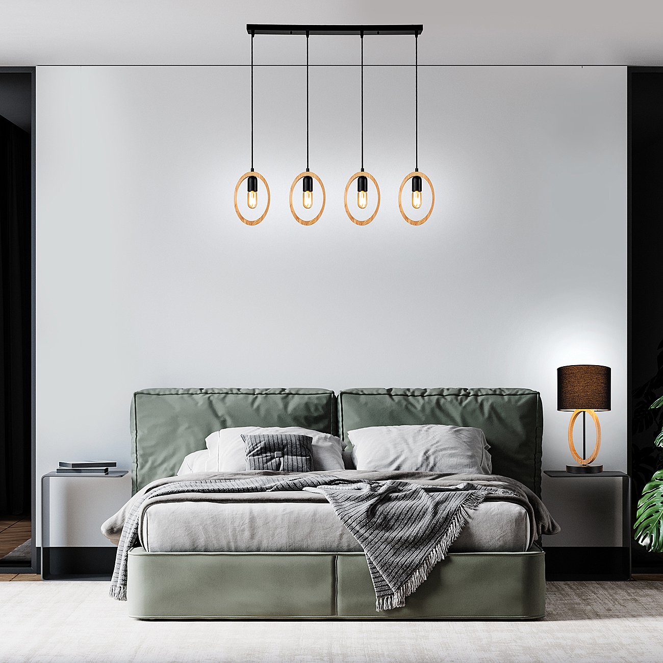 Светильник подвесной Escada Rustic 10196/4