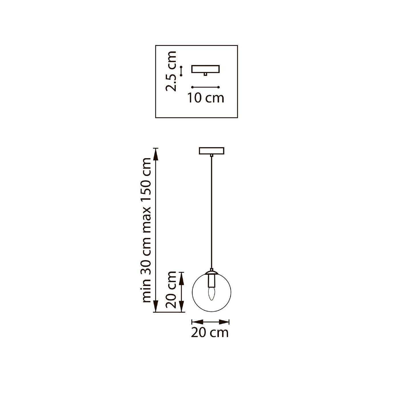 801002 Светильник подвесной Lightstar Sferetta 801002