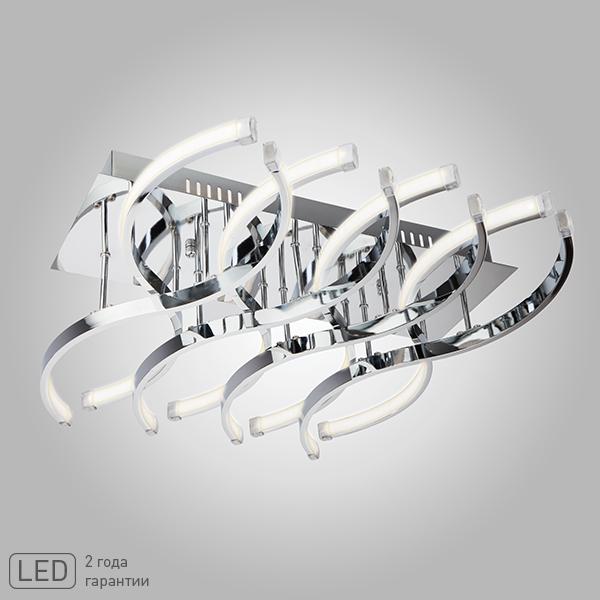 90051/8 хром Потолочный LED светильник Eurosvet Plisse 90051/8 хром
