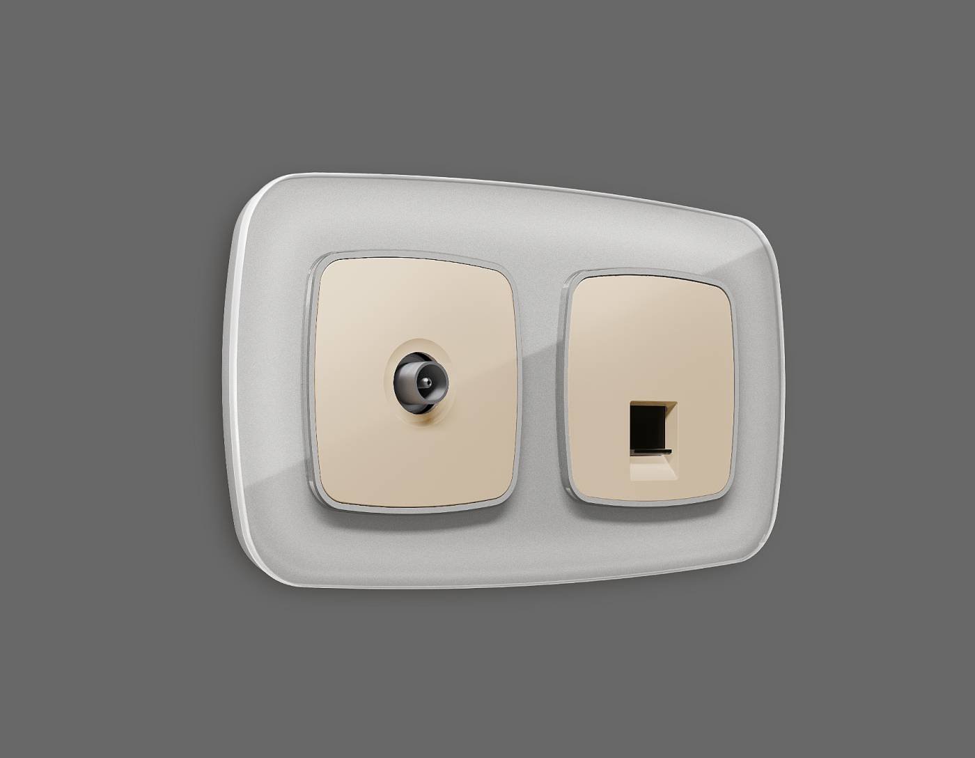 OP3130 Накладка на механизм Ambrella Volt OMEGA OP3130