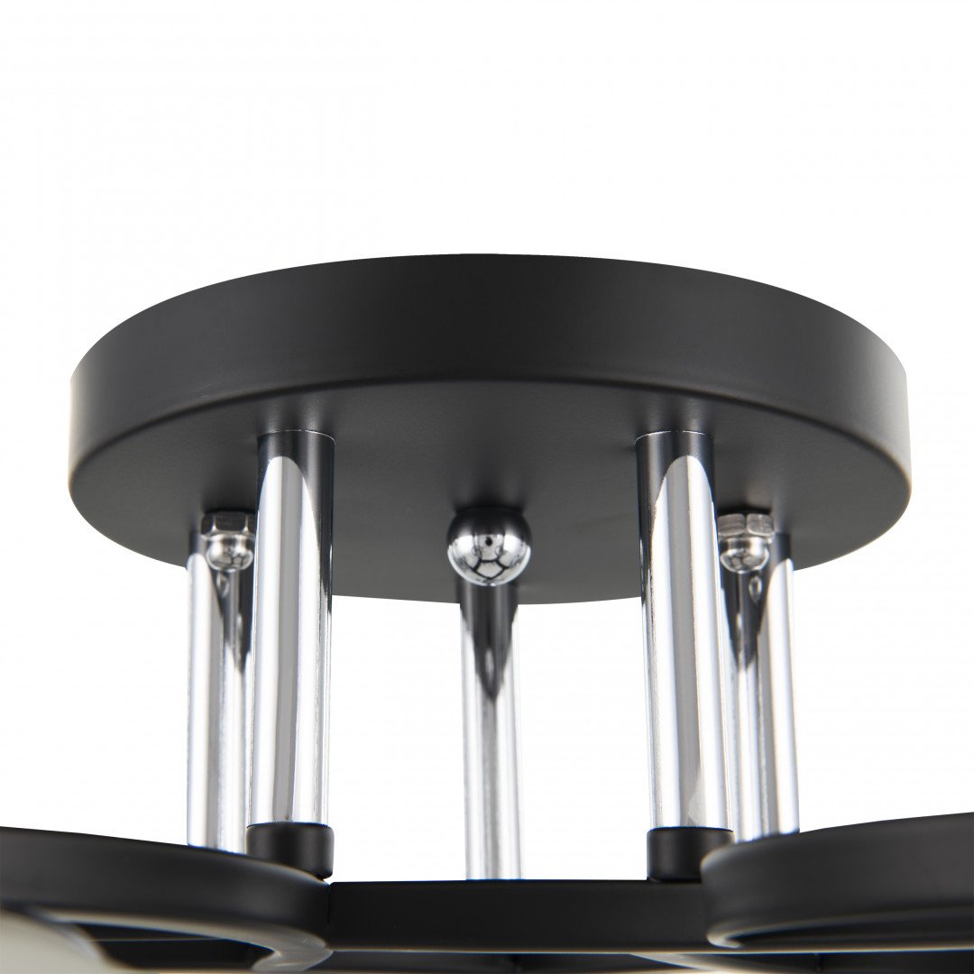 325885/5A BK+CR Потолочная люстра Arte Milano AMALFI 325885/5A BK+CR