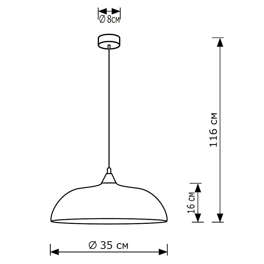LH032066 Светильник подвесной LightHall Zenira LH032066
