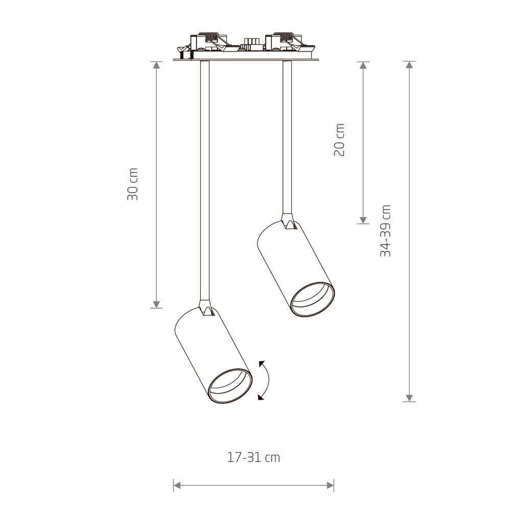 Встраиваемый светильник Nowodvorski Mono Surface Long 7743