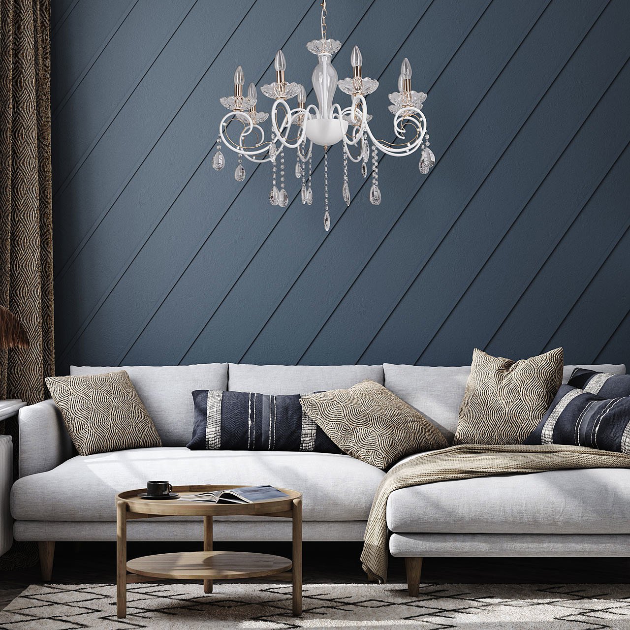 Подвесная люстра De Markt Свеча 683015008