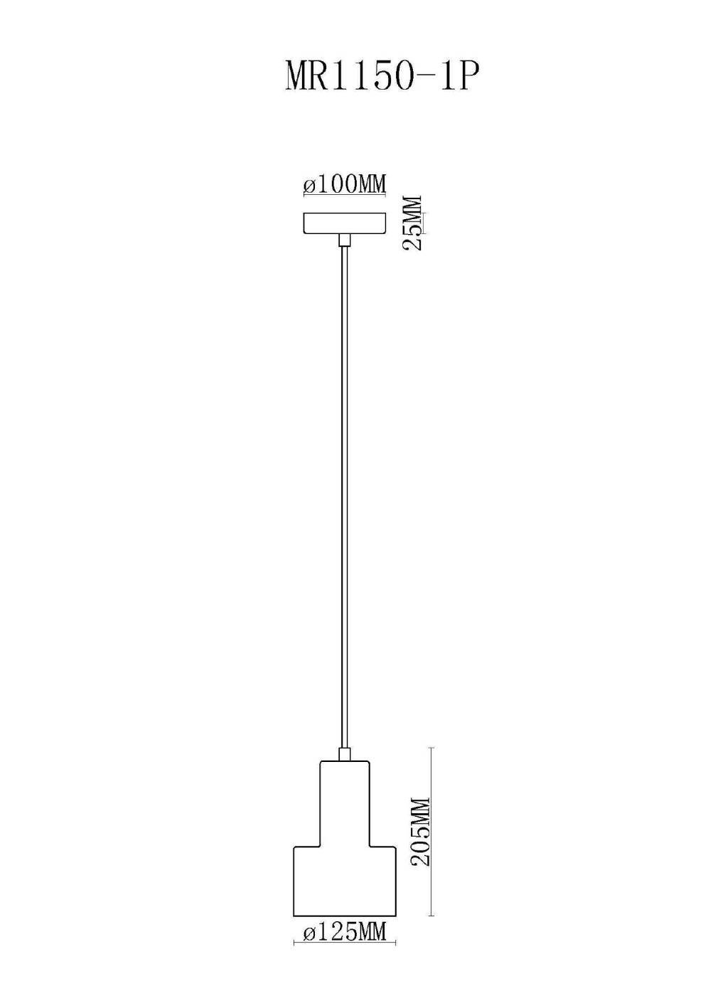 MR1150-1P Светильник подвесной MyFar Lima MR1150-1P