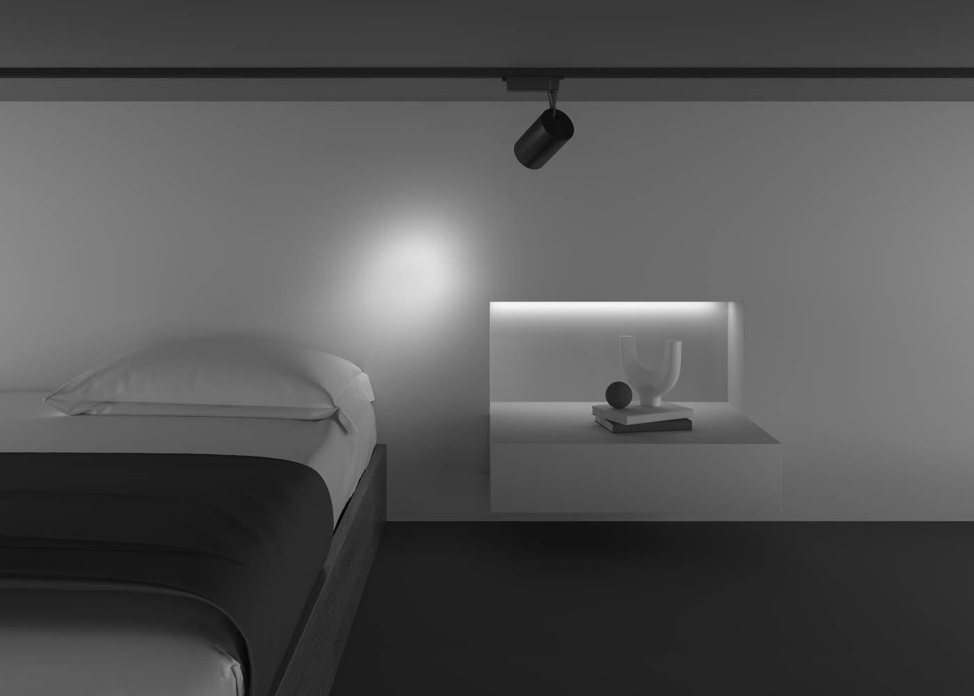 Трековый светильник Maytoni Vuoro TR003-1-26W3K-S-B