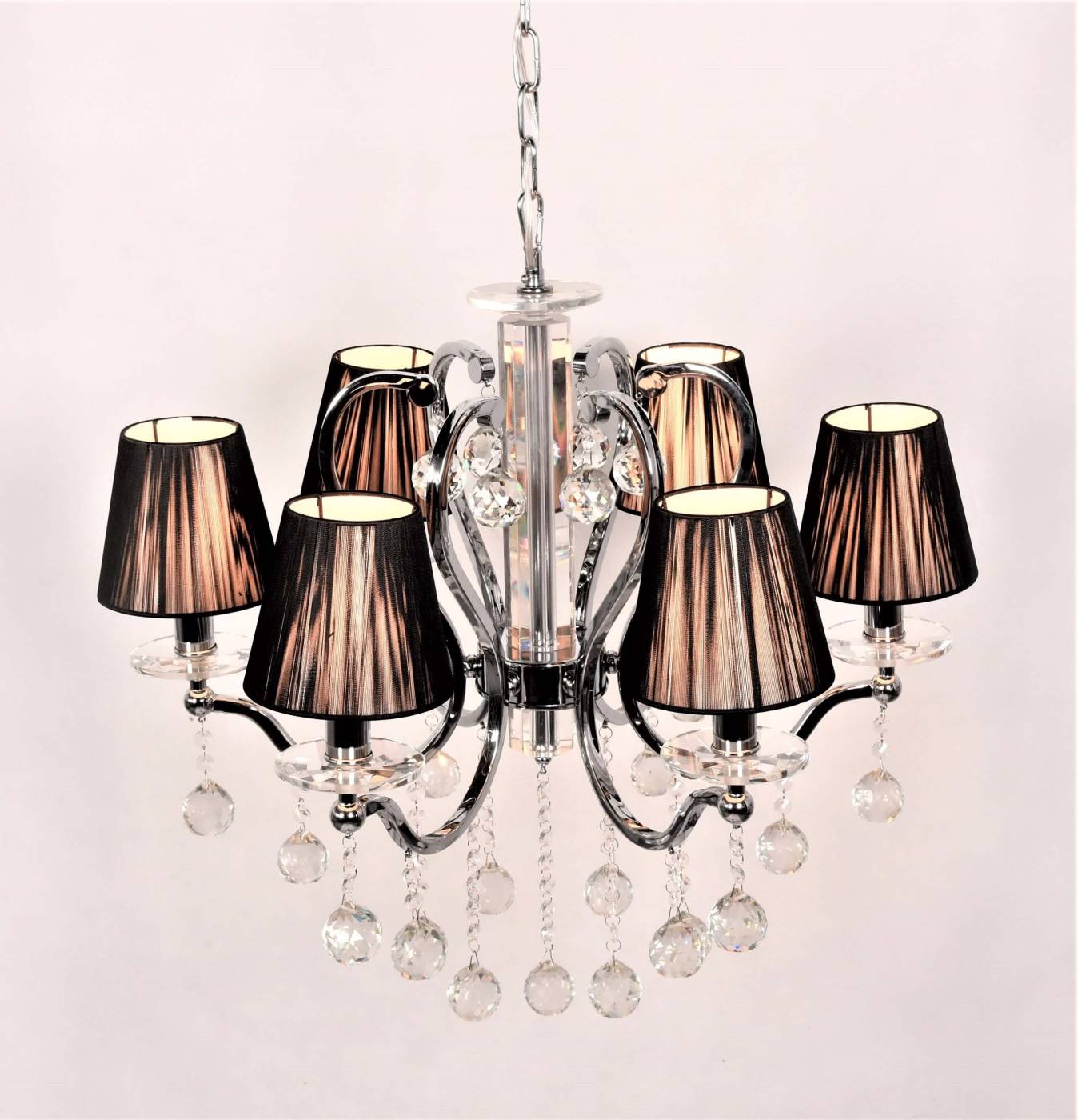 LDP 8033-6 BK Подвесная люстра Lumina Deco Bellisica LDP 8033-6 BK