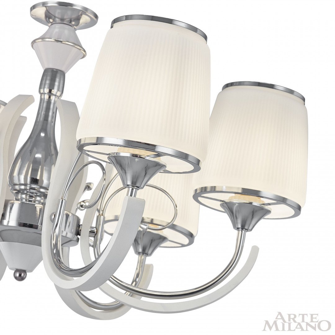 309247/8 Wh/Ni Подвесная люстра Arte Milano Florentia-9247 309247/8 Wh/Ni