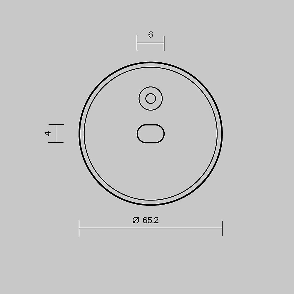 642081 Комплект заглушек (для профиля D30) 2 шт., Maytoni Подвесной профиль 642081