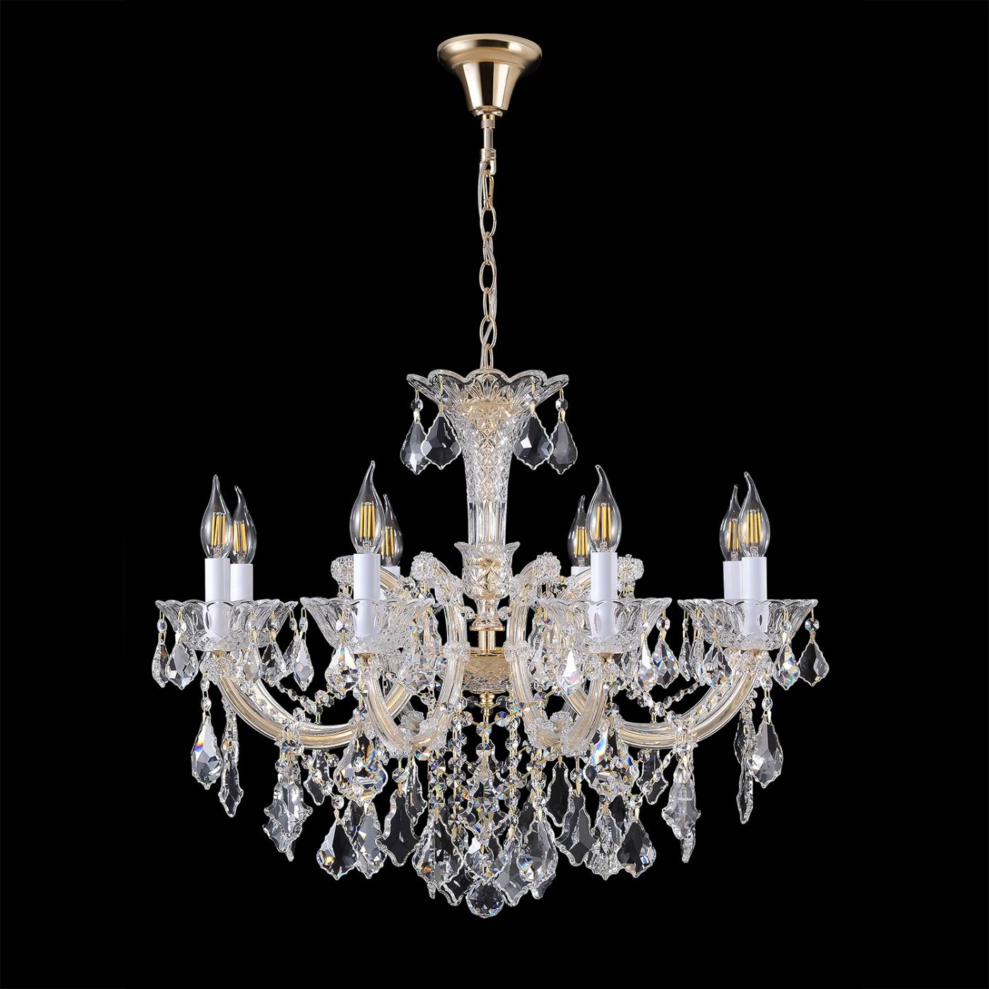 CRISTELLE SP8 GOLD Подвесная люстра CRISTELLE Crystal Lux CRISTELLE SP8 GOLD