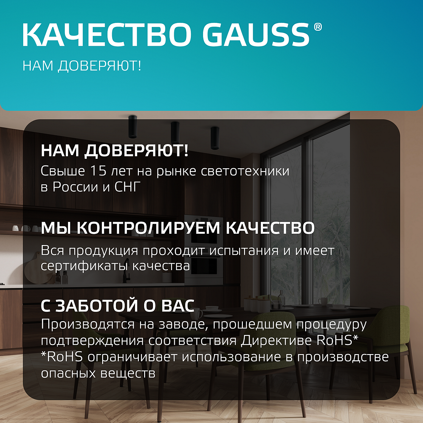 Накладной светильник Gauss HD062