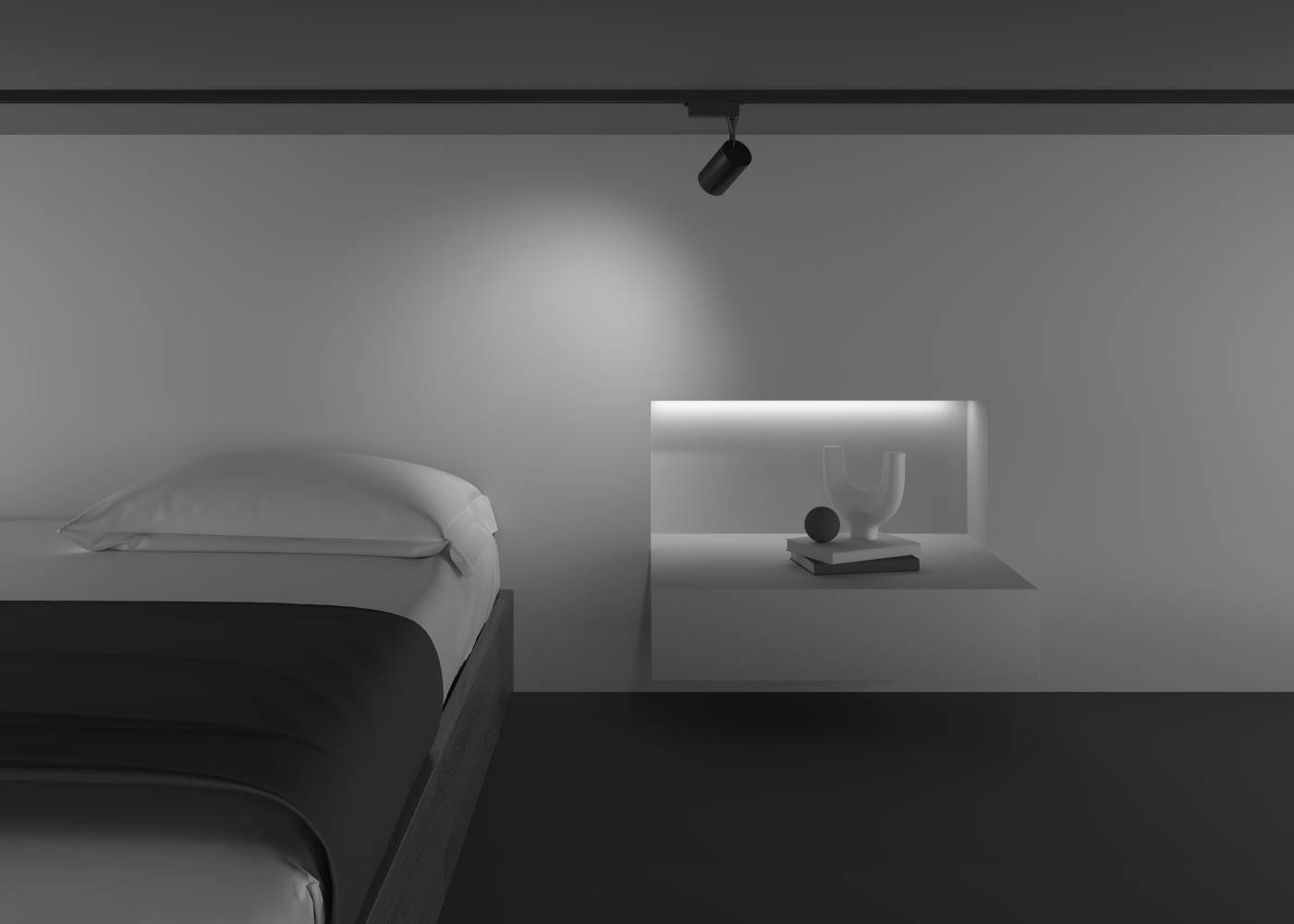 TR003-1-6W3K-W-B Трековый светильник Maytoni Vuoro Unity TR003-1-6W3K-W-B