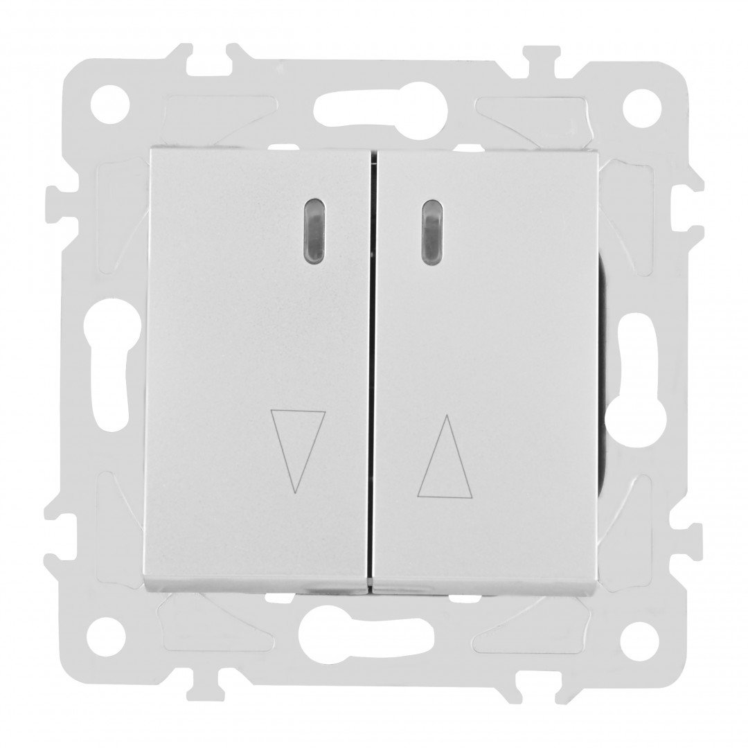 Выключатель Arte Milano Am-203 203.39-2.silver