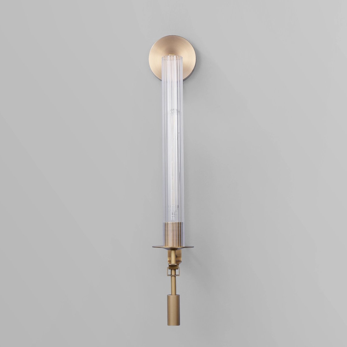 MT8615-1W antique brass Настенное бра Delight Collection Wall lamp MT8615-1W antique brass
