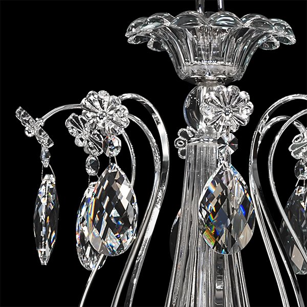 Подвесная хрустальная люстра Schon Osgona 790114