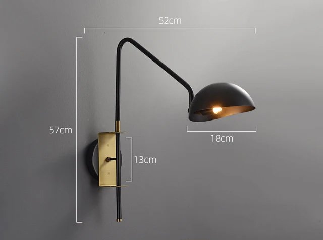 MT9049-1WB black/bronze Настенное бра Delight Collection Wall lamp MT9049-1WB black/bronze